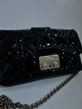Christian Dior Patent Cannage Mini New Lock Pouch — Black | 2009